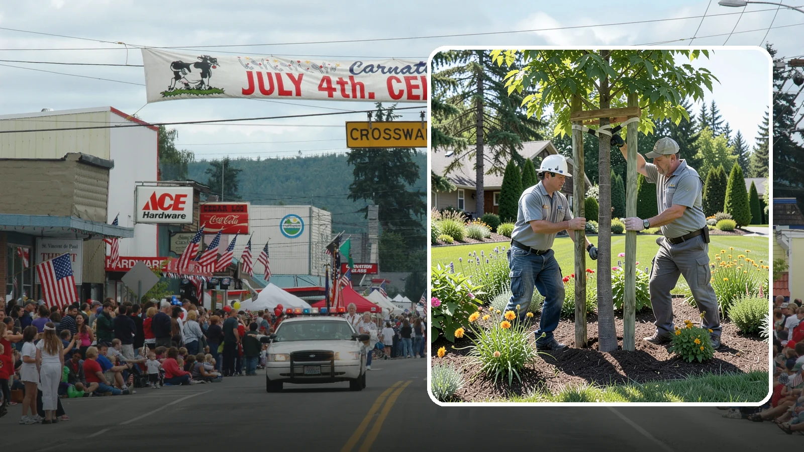 Tree Staking in Carnation, King County, WA - Proper tree staking that steadies new or leaning trees while letting them build real trunk strength.