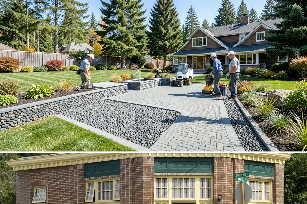 Tree Staking in Hamilton, Skagit County, WA - Most useful at fall and spring planting and ahead of the wind-driven storm season that sweeps the Sound.