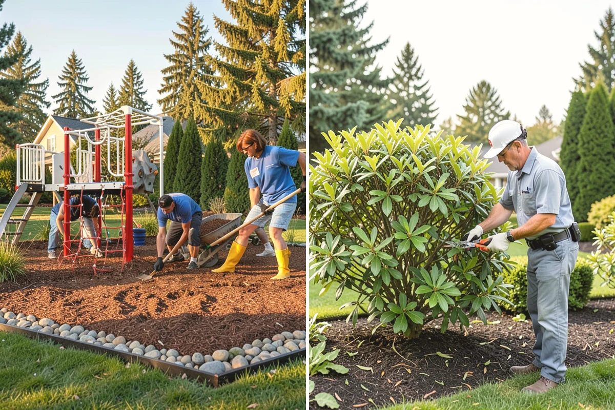 Tree Staking in Issaquah, King County, WA - Assess the tree, lean, and prevailing wind