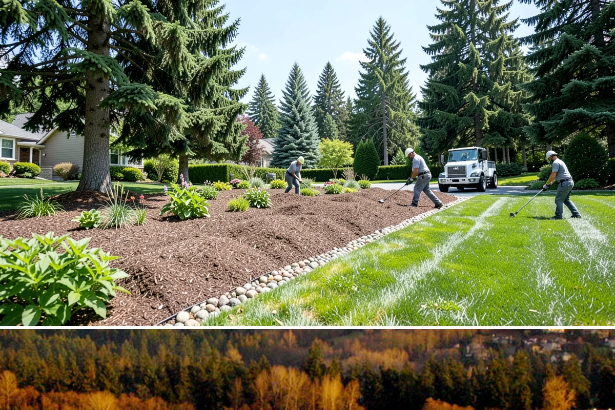 Tree Staking in Kenmore, King County, WA - Most useful at fall and spring planting and ahead of the wind-driven storm season that sweeps the Sound.