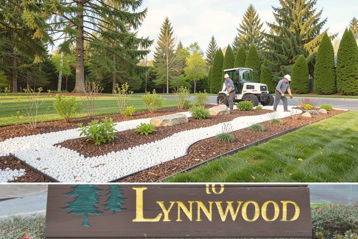 Tree Staking in Lynnwood, Snohomish County, WA - Most useful at fall and spring planting and ahead of the wind-driven storm season that sweeps the Sound.
