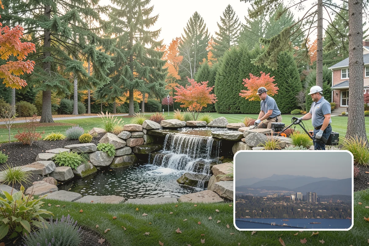 Tree Staking in Medina, King County, WA - Steadies new or leaning trees during establishment