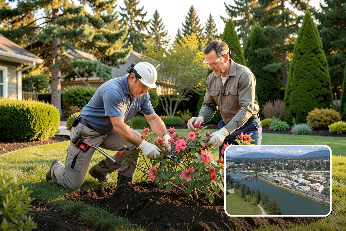 Tree Staking in Mount Vernon, Skagit County, WA - Steadies new or leaning trees during establishment