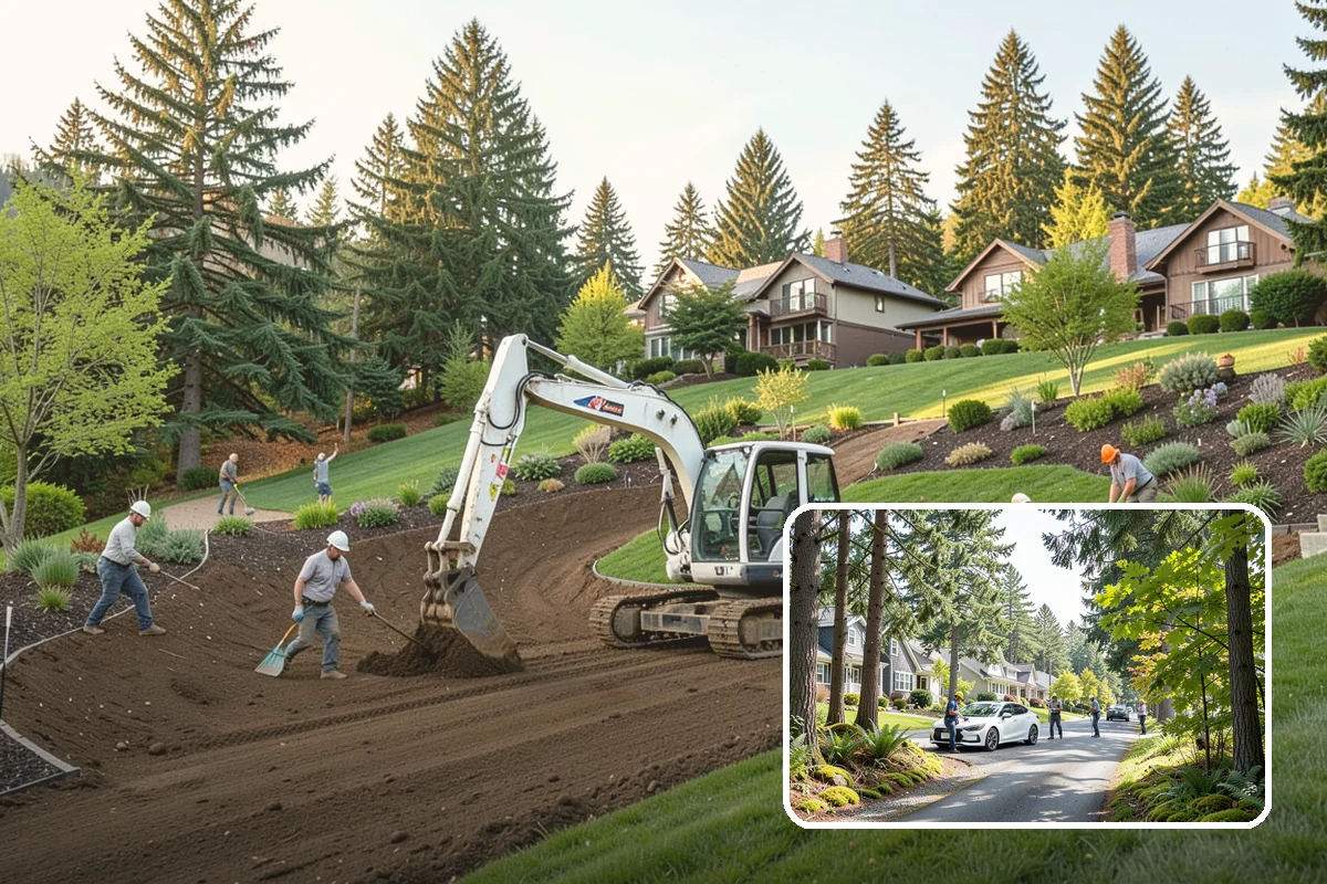 Tree Staking in Normandy Park, King County, WA - Steadies new or leaning trees during establishment