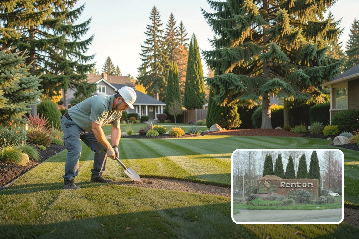 Tree Staking in Renton, King County, WA - Steadies new or leaning trees during establishment