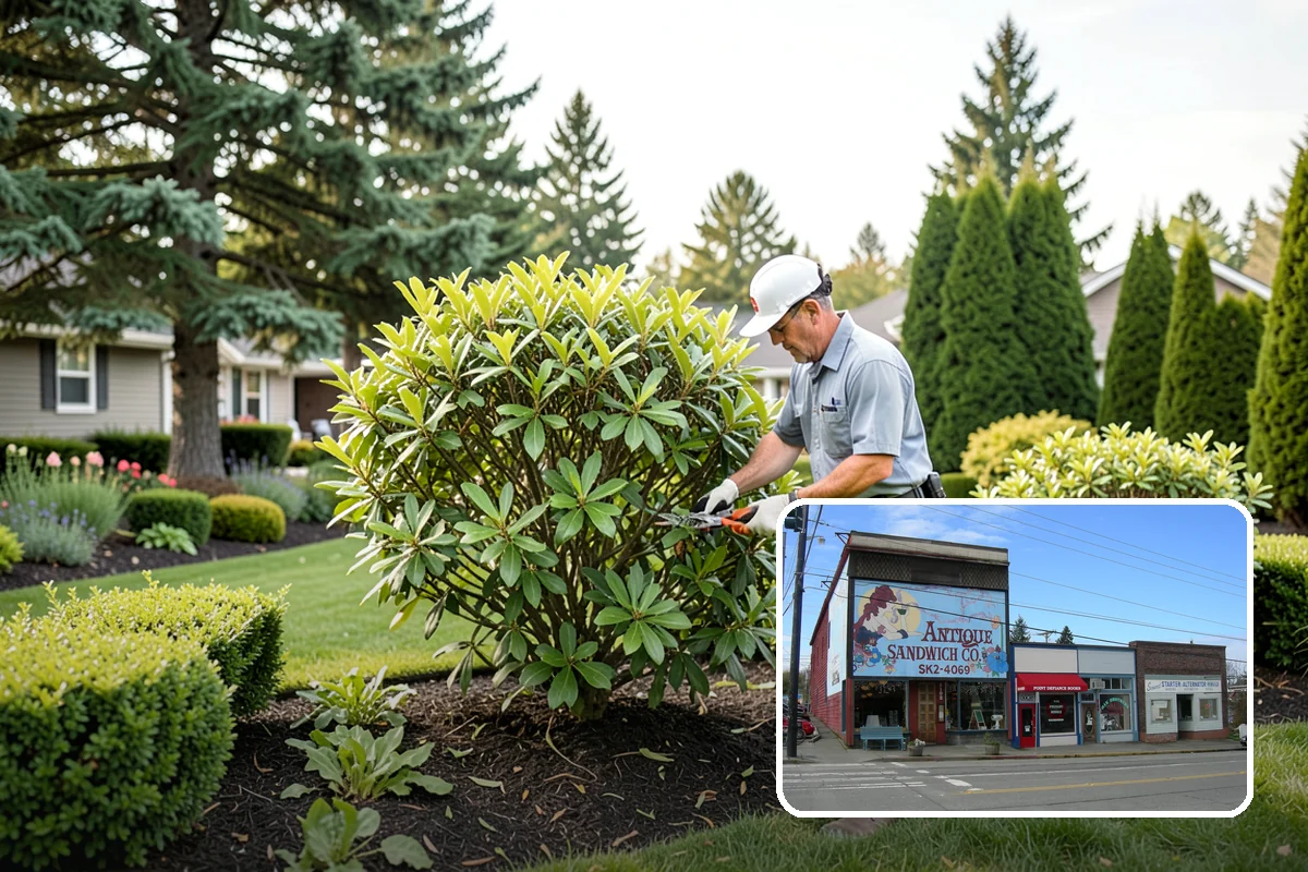 Tree Staking in Ruston, Pierce County, WA - Steadies new or leaning trees during establishment