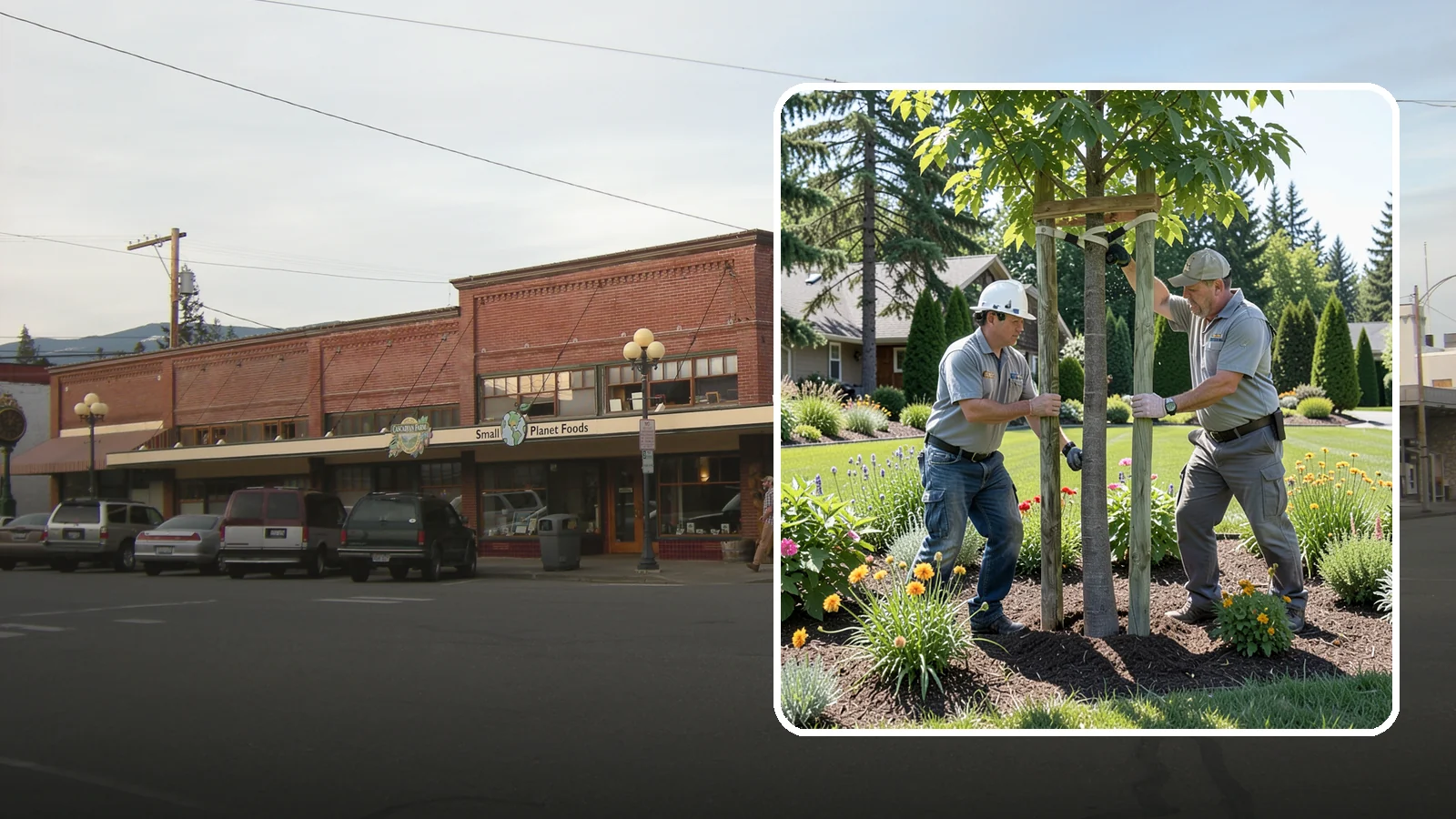 Tree Staking in Sedro-Woolley, Skagit County, WA - Proper tree staking that steadies new or leaning trees while letting them build real trunk strength.