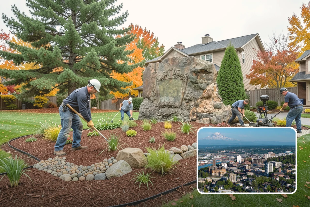 Tree Staking in Tacoma, Pierce County, WA - Steadies new or leaning trees during establishment