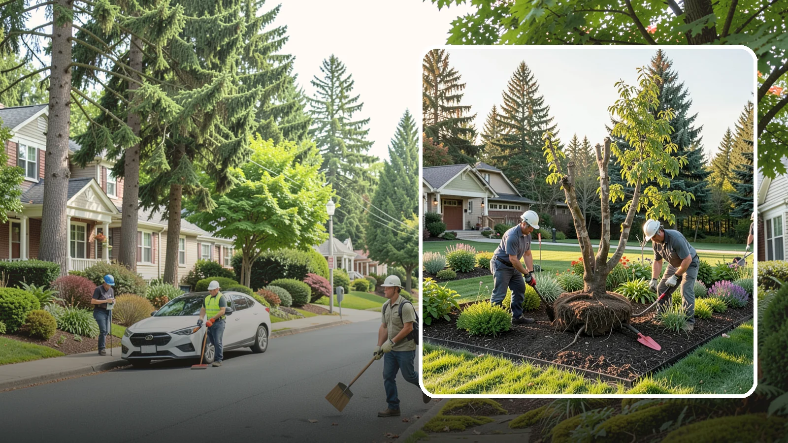 Tree Transplanting in Beaux Arts Village, King County, WA - Expert transplanting of young trees to a better spot with the root ball and timing to survive it.