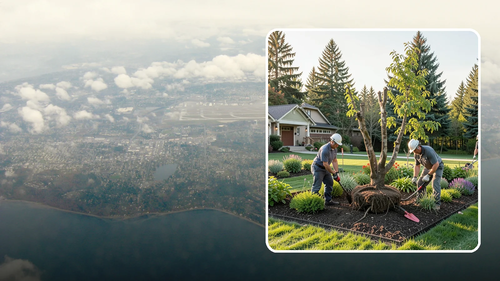 Tree Transplanting in Burien, King County, WA - Expert transplanting of young trees to a better spot with the root ball and timing to survive it.