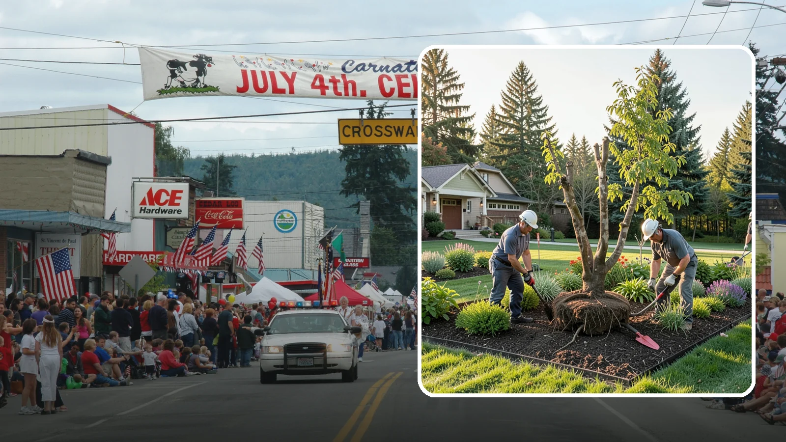 Tree Transplanting in Carnation, King County, WA - Expert transplanting of young trees to a better spot with the root ball and timing to survive it.