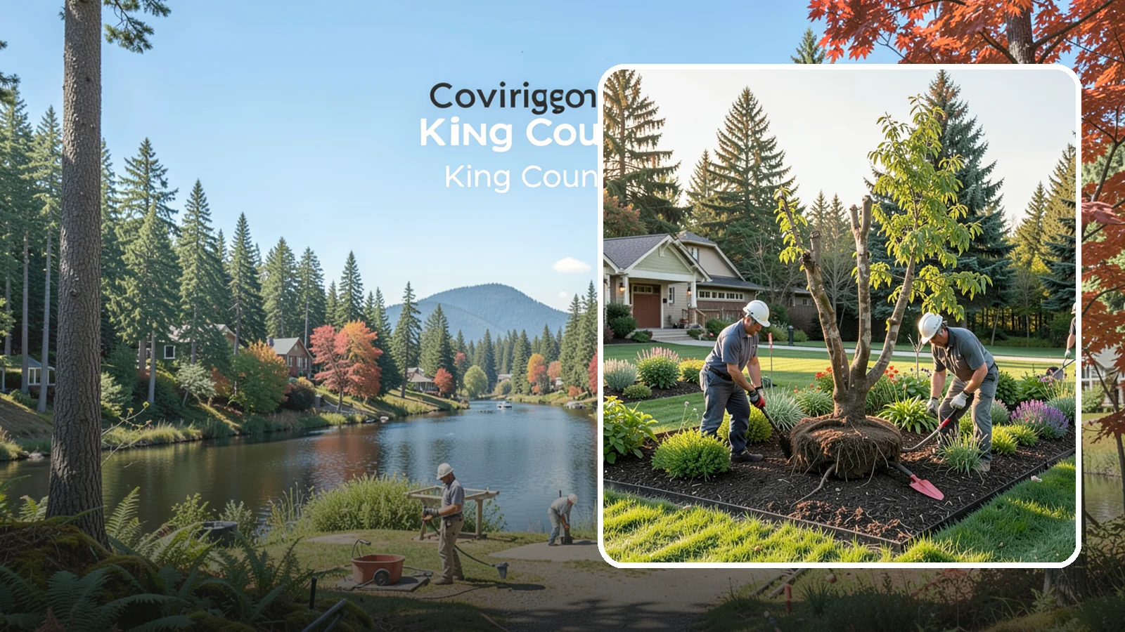 Tree Transplanting in Covington, King County, WA - Expert transplanting of young trees to a better spot with the root ball and timing to survive it.