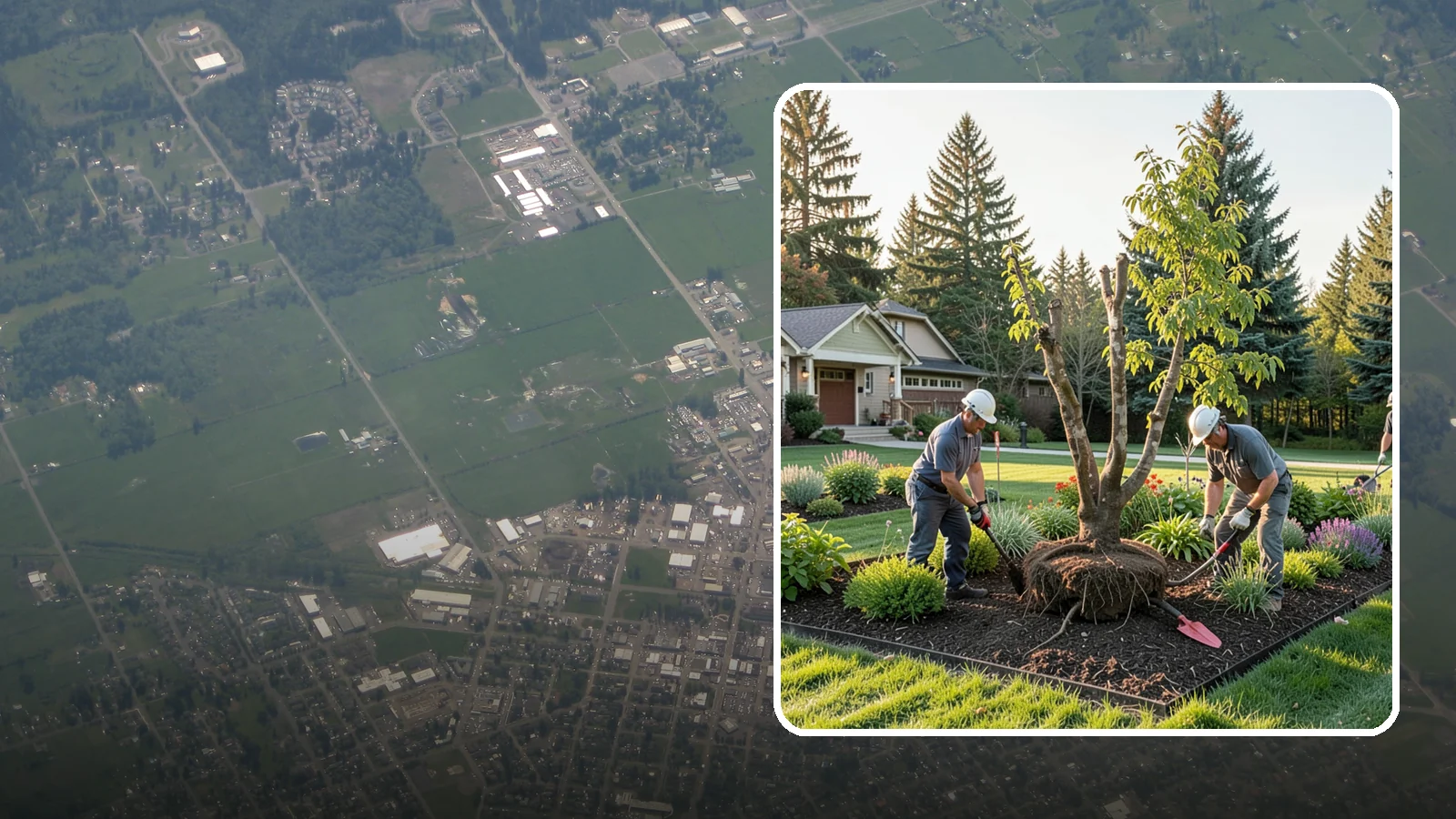 Tree Transplanting in Enumclaw, King County, WA - Expert transplanting of young trees to a better spot with the root ball and timing to survive it.