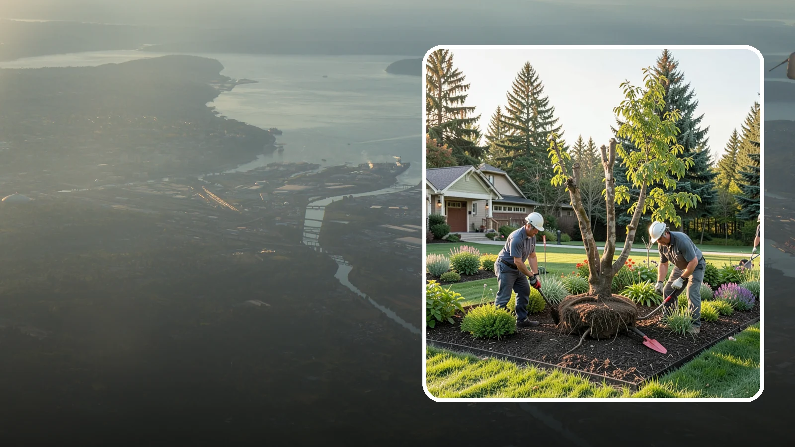 Tree Transplanting in Fife, Pierce County, WA - Expert transplanting of young trees to a better spot with the root ball and timing to survive it.
