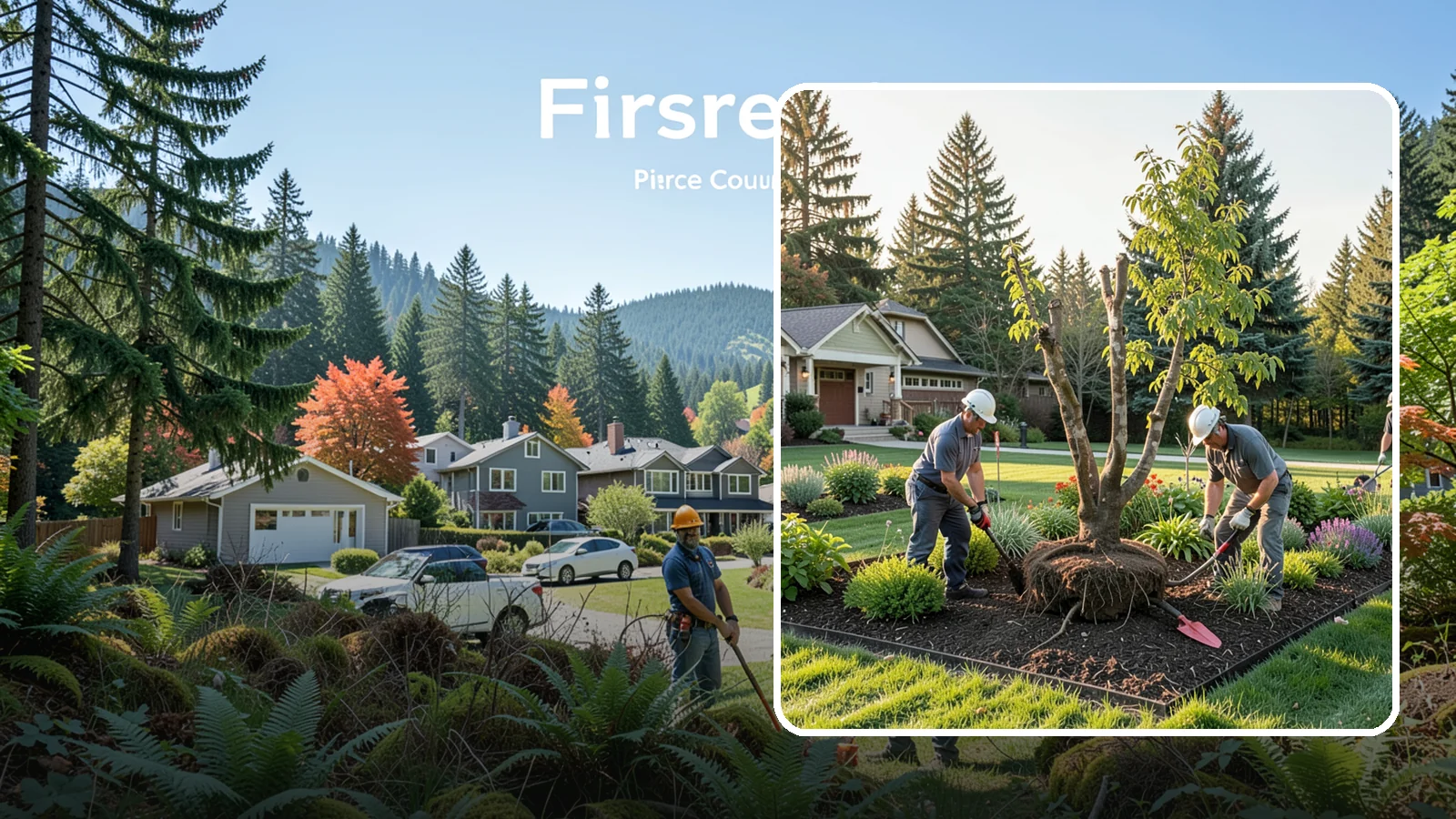 Tree Transplanting in Fircrest, Pierce County, WA - Expert transplanting of young trees to a better spot with the root ball and timing to survive it.