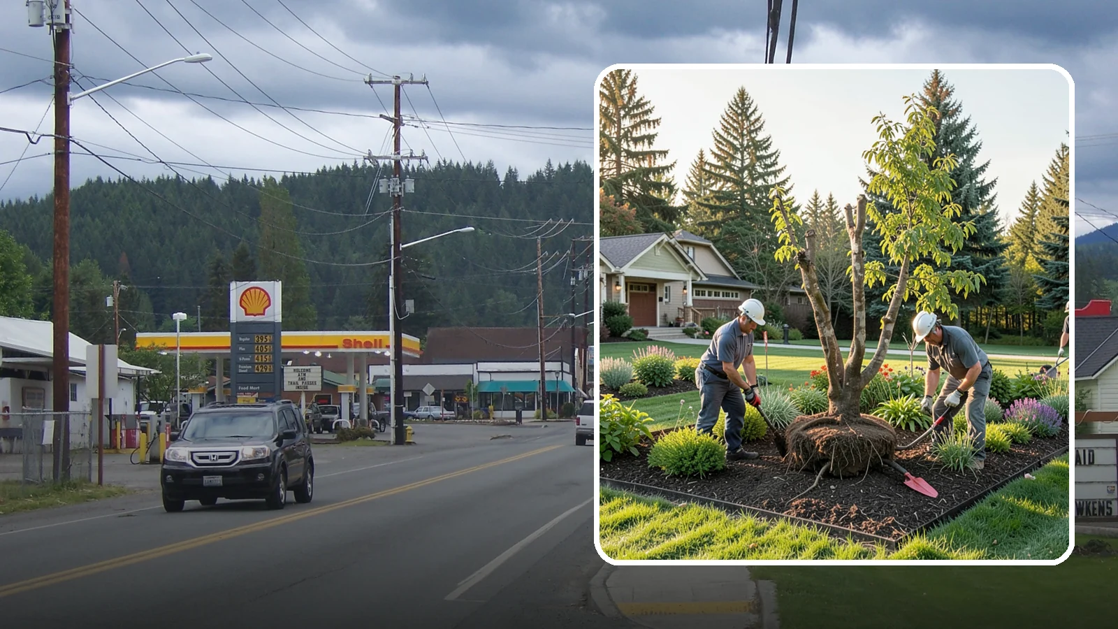 Tree Transplanting in Granite Falls, Snohomish County, WA - Expert transplanting of young trees to a better spot with the root ball and timing to survive it.