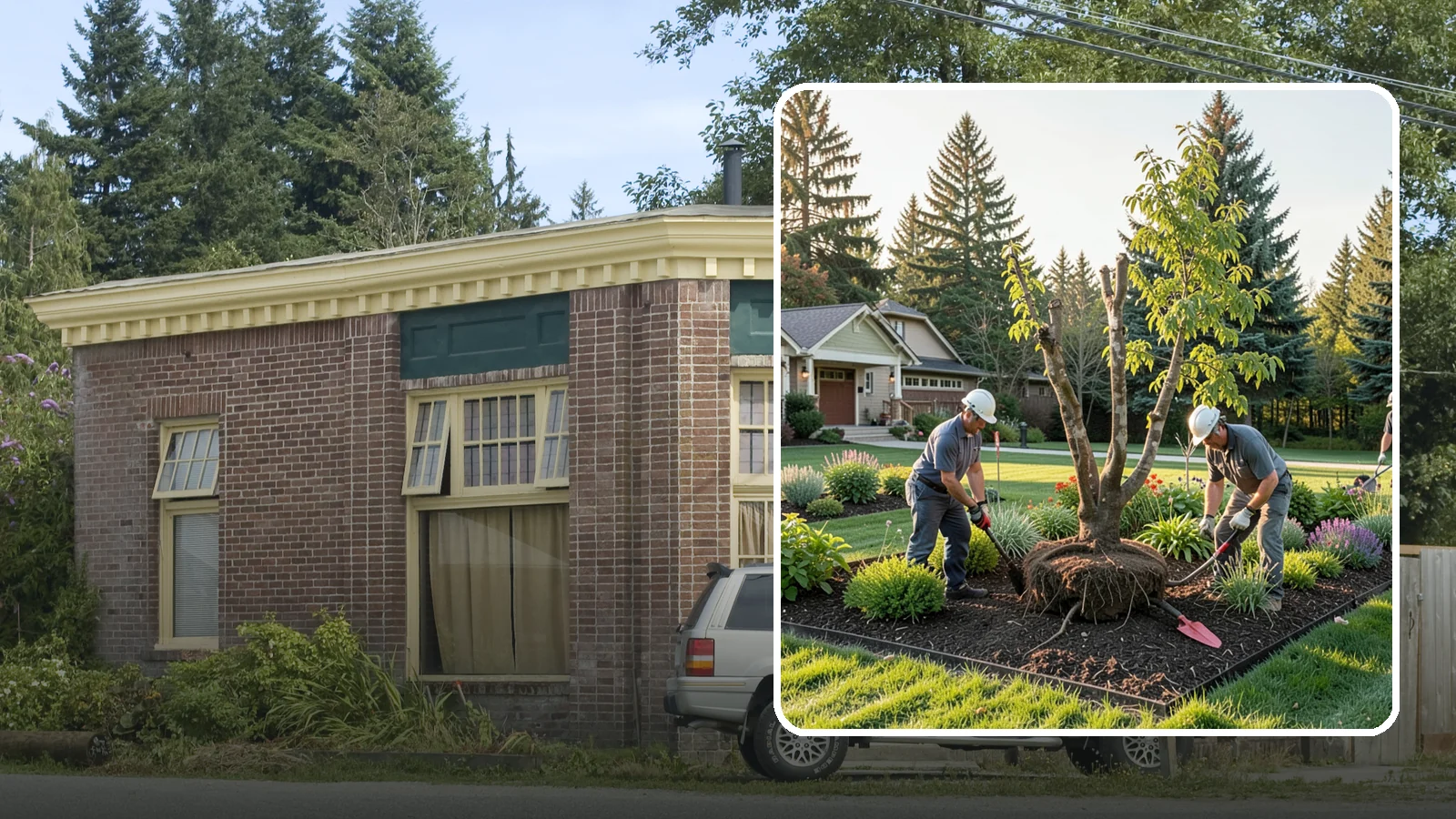 Tree Transplanting in Hamilton, Skagit County, WA - Expert transplanting of young trees to a better spot with the root ball and timing to survive it.