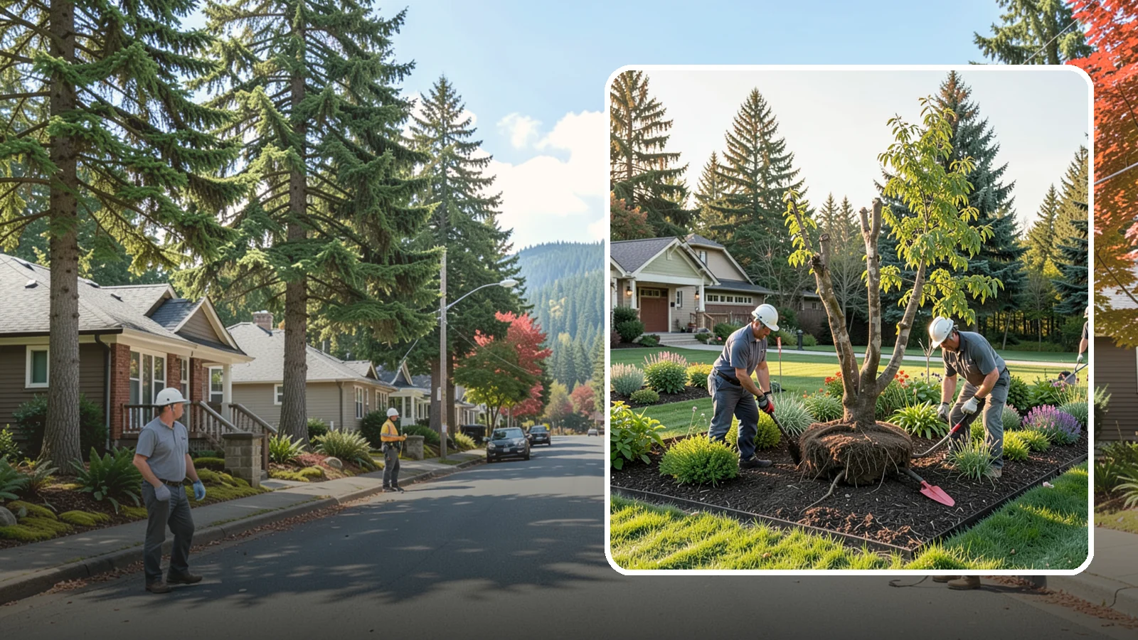 Tree Transplanting in Hunts Point, King County, WA - Expert transplanting of young trees to a better spot with the root ball and timing to survive it.