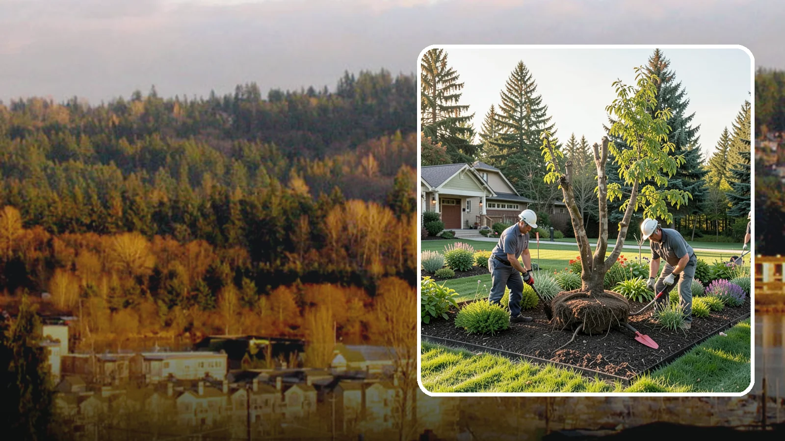 Tree Transplanting in Kenmore, King County, WA - Expert transplanting of young trees to a better spot with the root ball and timing to survive it.