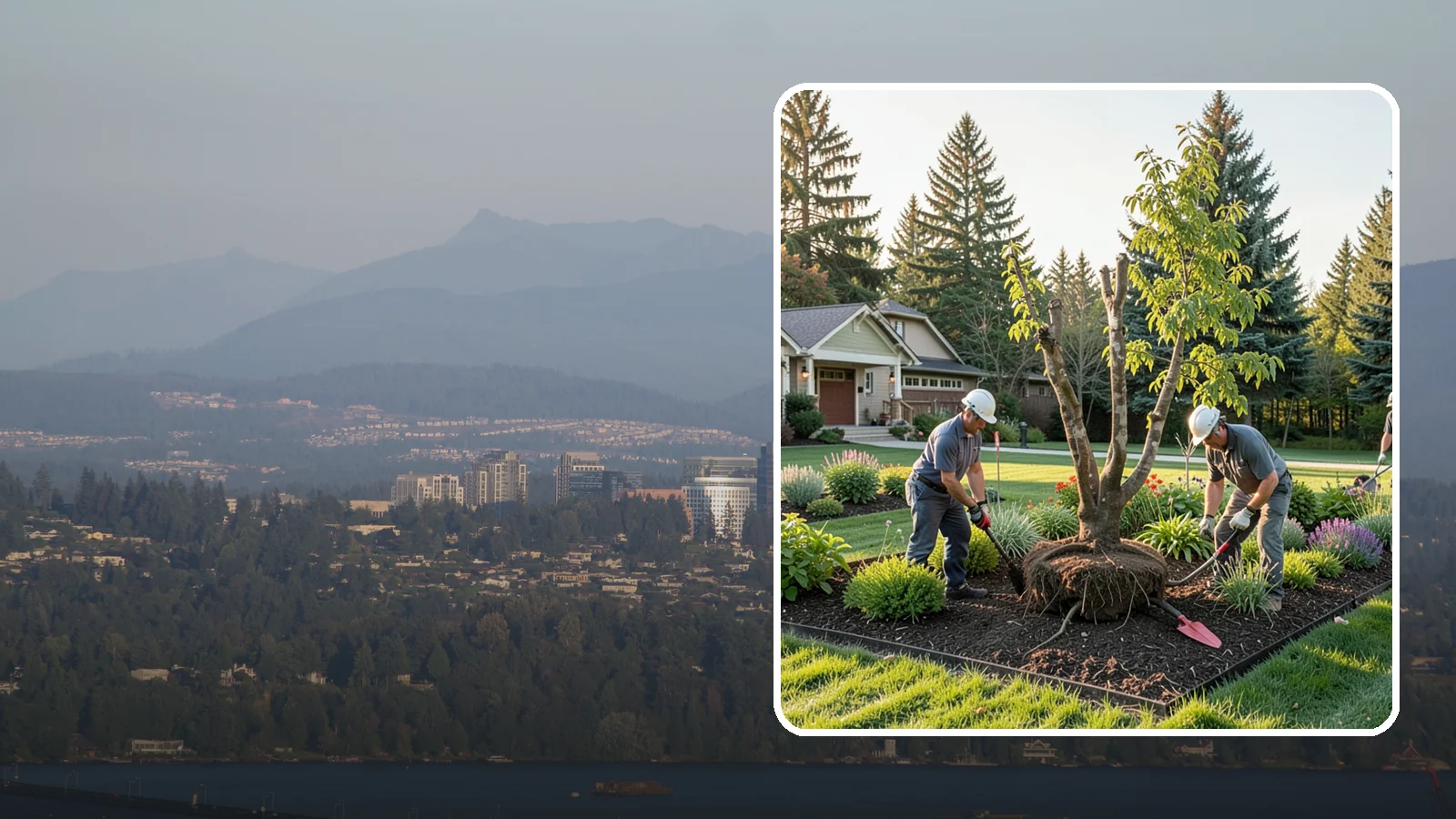 Tree Transplanting in Medina, King County, WA - Expert transplanting of young trees to a better spot with the root ball and timing to survive it.