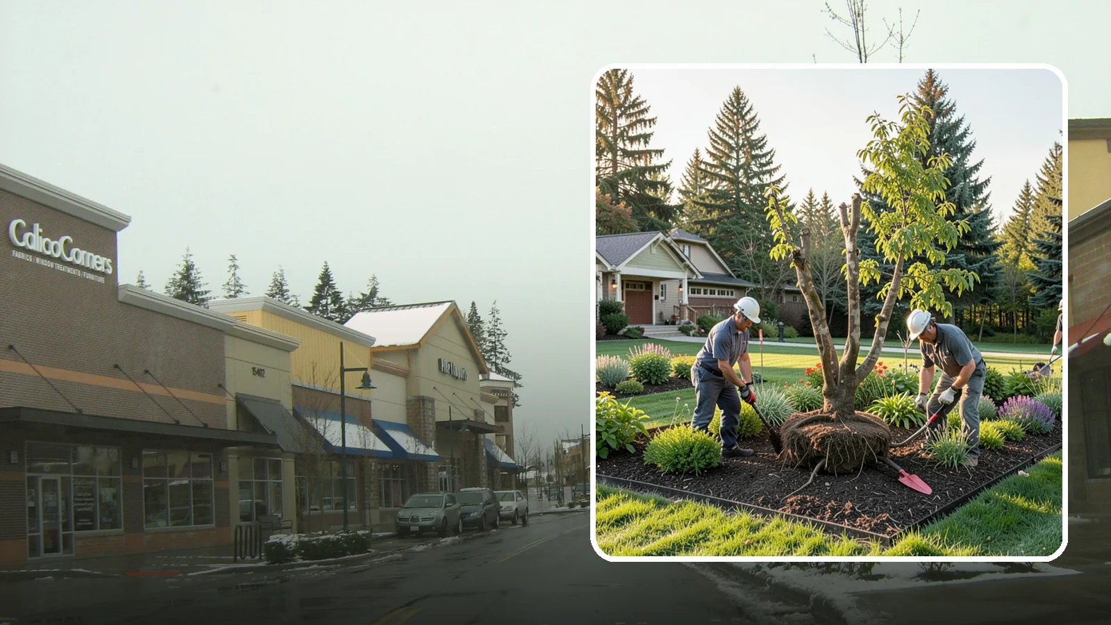 Tree Transplanting in Mill Creek, Snohomish County, WA - Expert transplanting of young trees to a better spot with the root ball and timing to survive it.