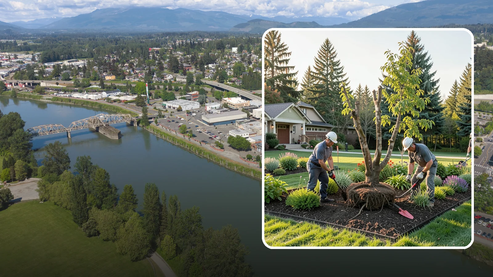 Tree Transplanting in Mount Vernon, Skagit County, WA - Expert transplanting of young trees to a better spot with the root ball and timing to survive it.
