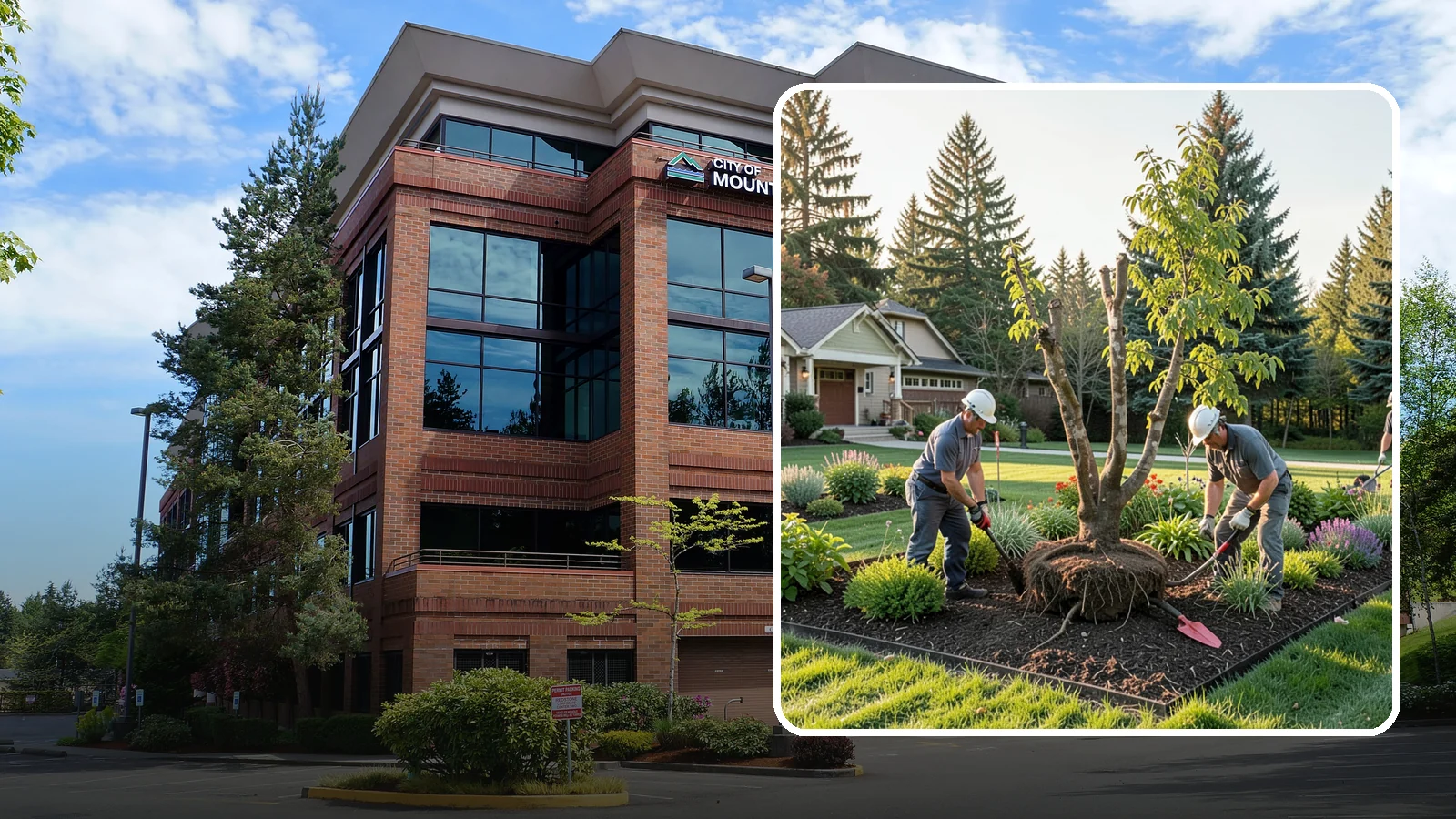 Tree Transplanting in Mountlake Terrace, Snohomish County, WA - Expert transplanting of young trees to a better spot with the root ball and timing to survive it.