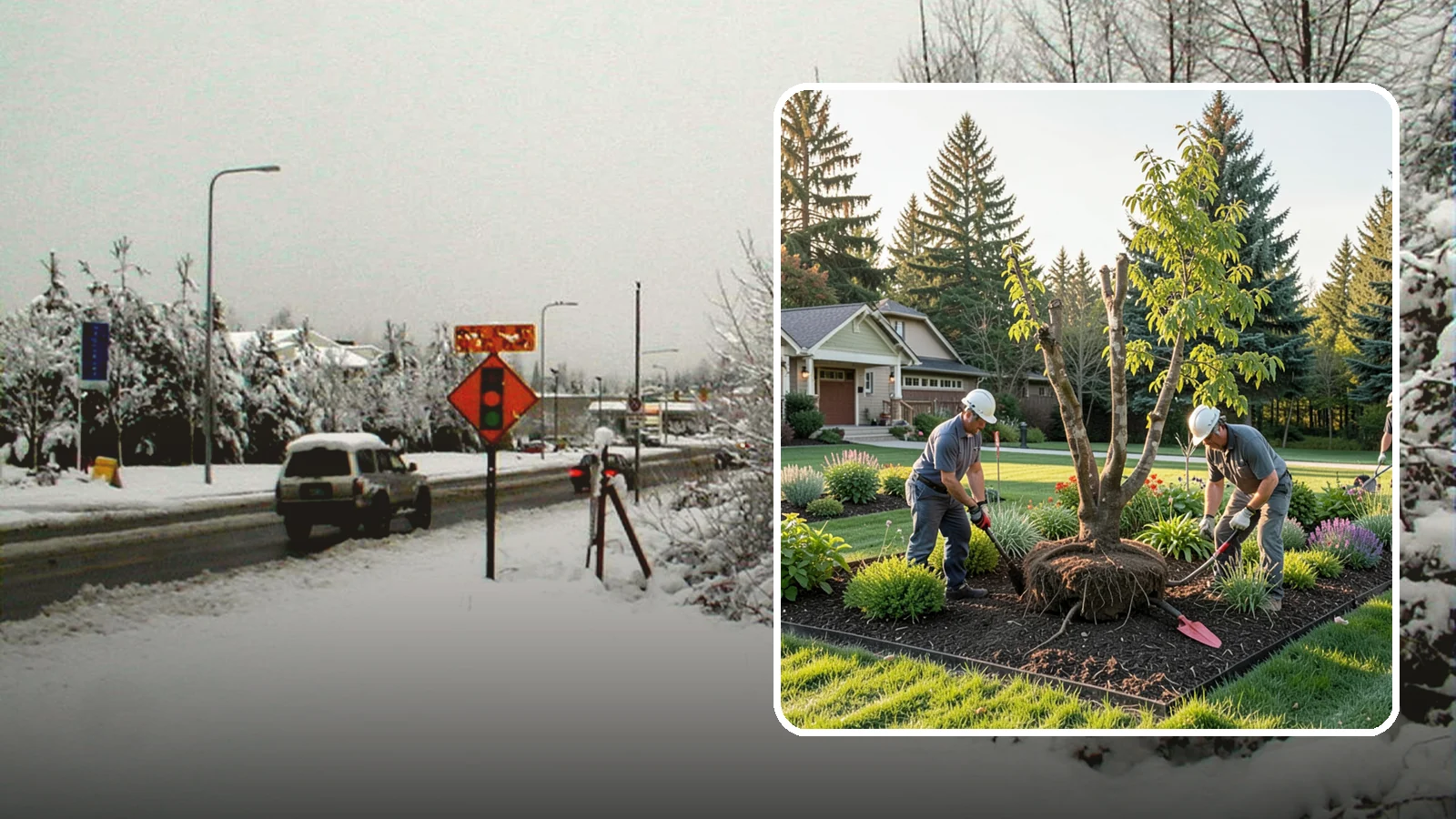 Tree Transplanting in Newcastle, King County, WA - Expert transplanting of young trees to a better spot with the root ball and timing to survive it.