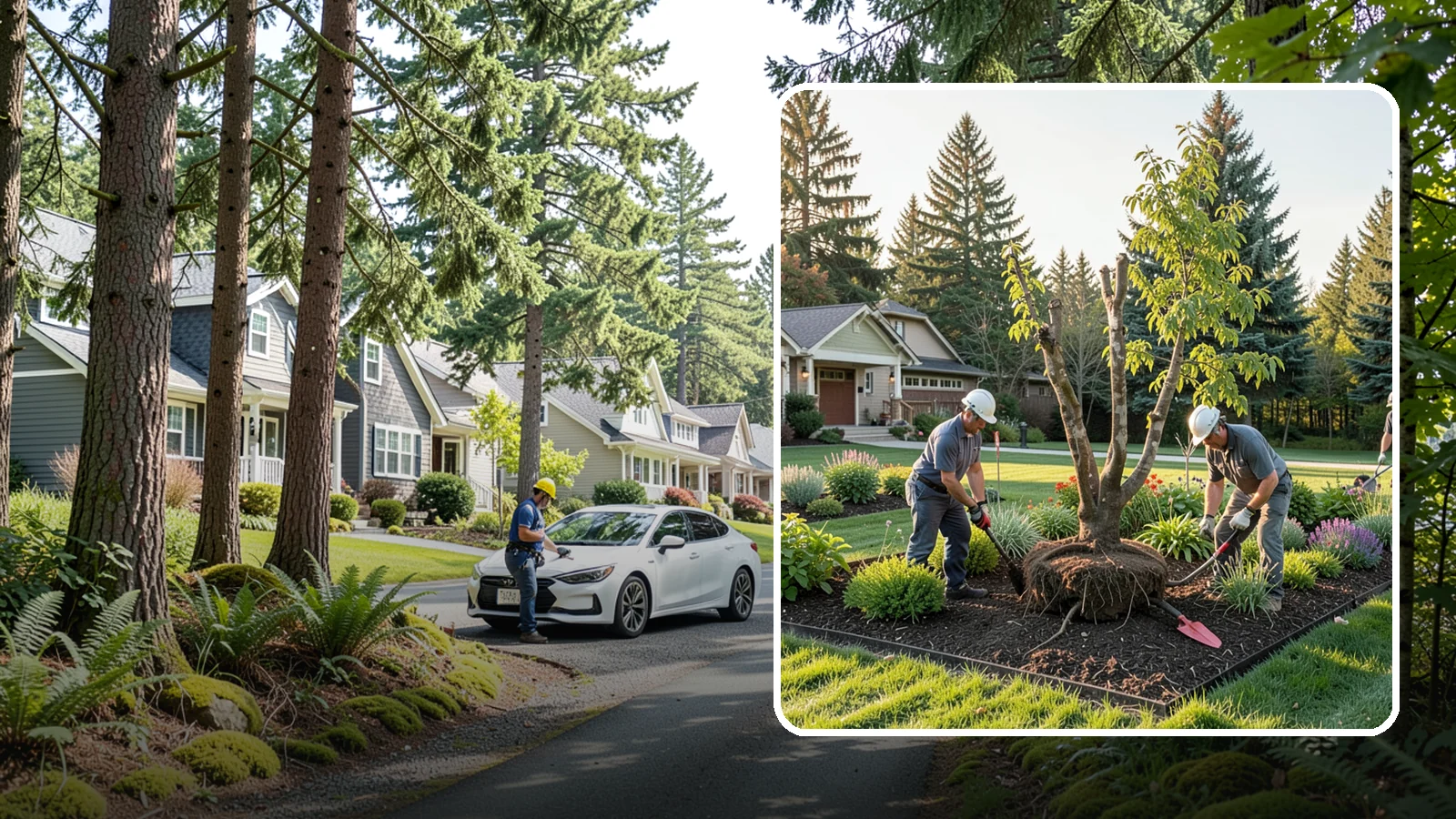 Tree Transplanting in Normandy Park, King County, WA - Expert transplanting of young trees to a better spot with the root ball and timing to survive it.