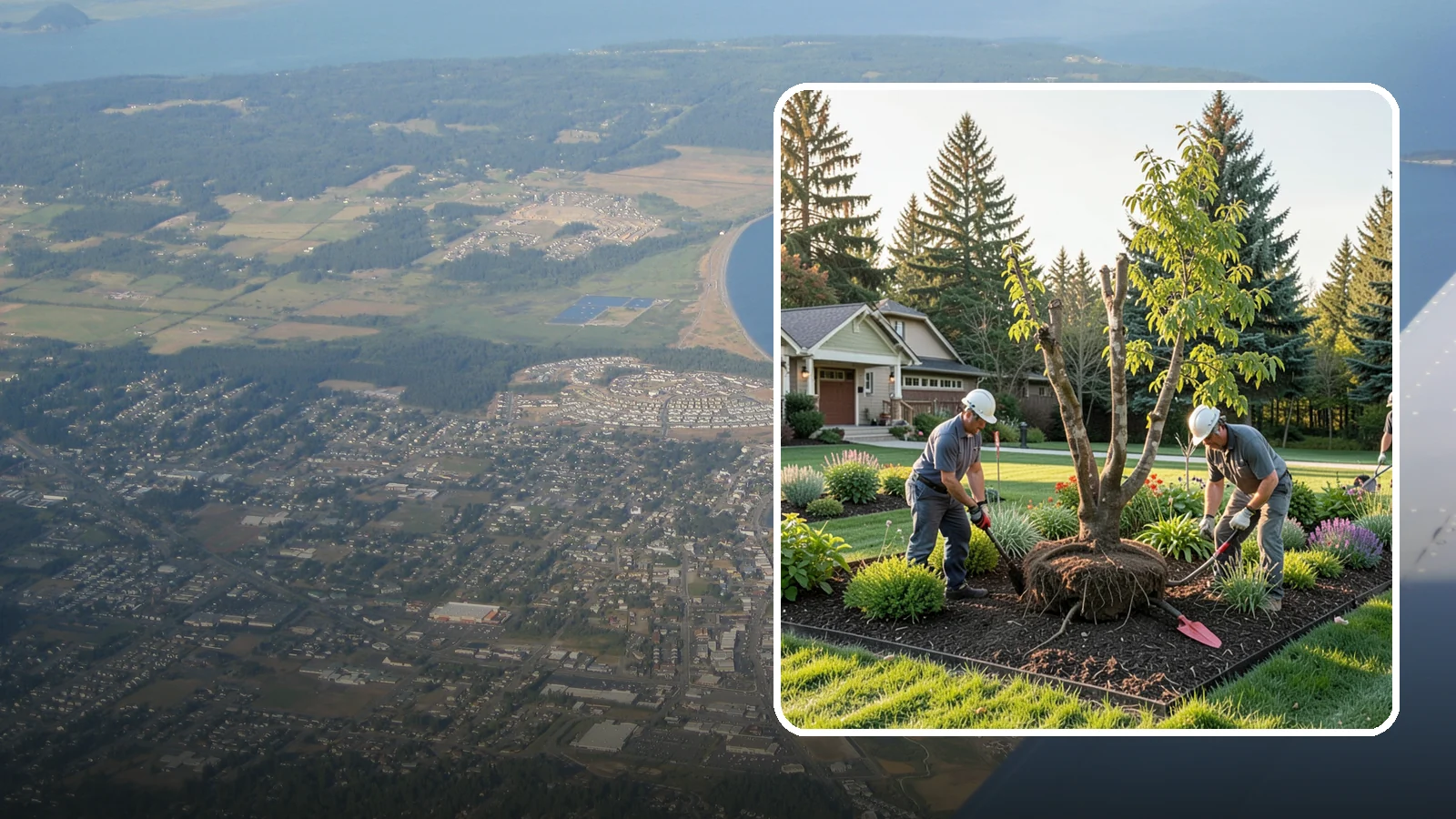 Tree Transplanting in Oak Harbor, Island County, WA - Expert transplanting of young trees to a better spot with the root ball and timing to survive it.