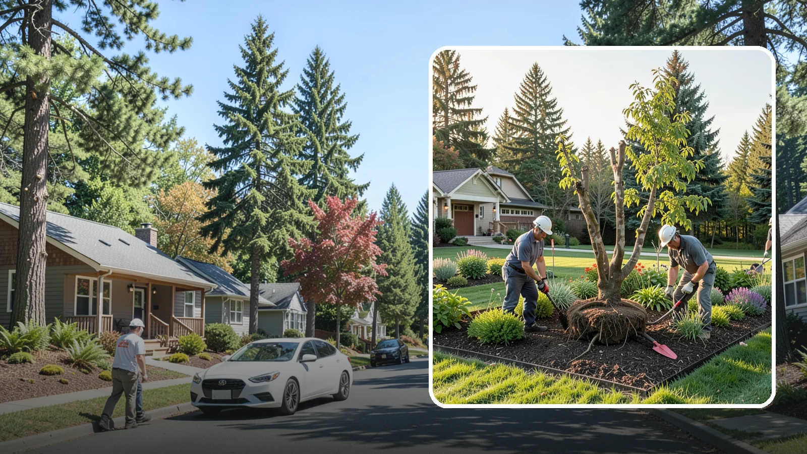 Tree Transplanting in Orting, Pierce County, WA - Expert transplanting of young trees to a better spot with the root ball and timing to survive it.