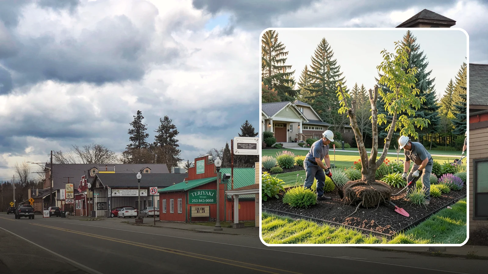 Tree Transplanting in Roy, Pierce County, WA - Expert transplanting of young trees to a better spot with the root ball and timing to survive it.