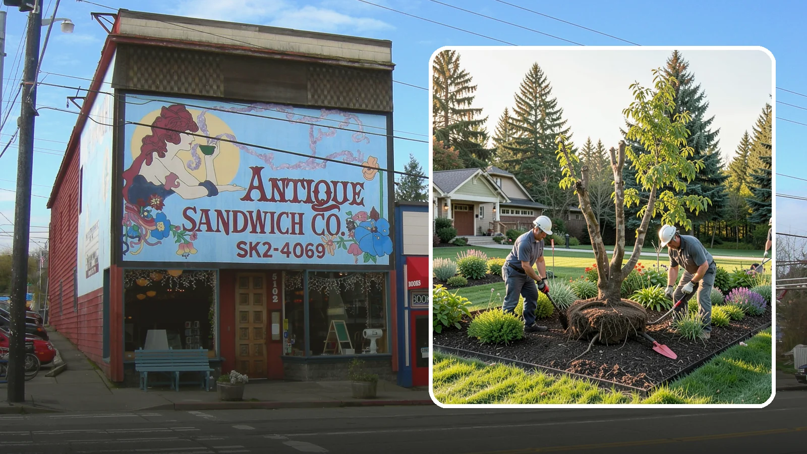 Tree Transplanting in Ruston, Pierce County, WA - Expert transplanting of young trees to a better spot with the root ball and timing to survive it.