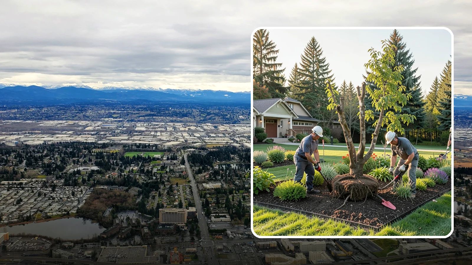 Tree Transplanting in SeaTac, King County, WA - Expert transplanting of young trees to a better spot with the root ball and timing to survive it.