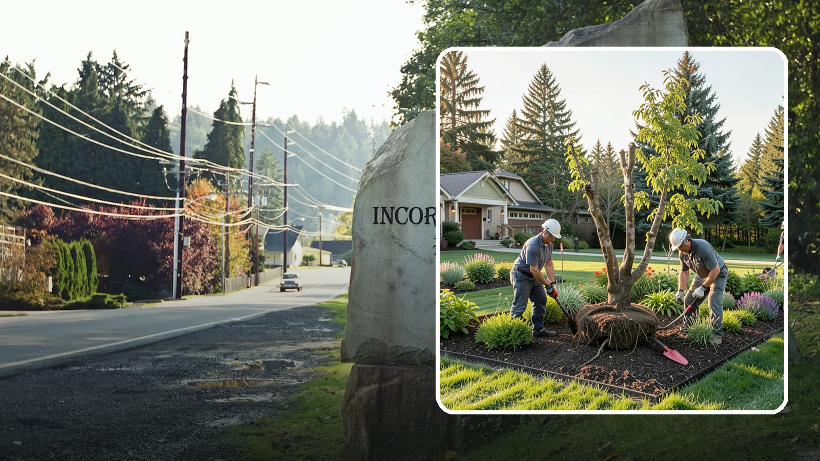 Tree Transplanting in Wilkeson, Pierce County, WA - Expert transplanting of young trees to a better spot with the root ball and timing to survive it.