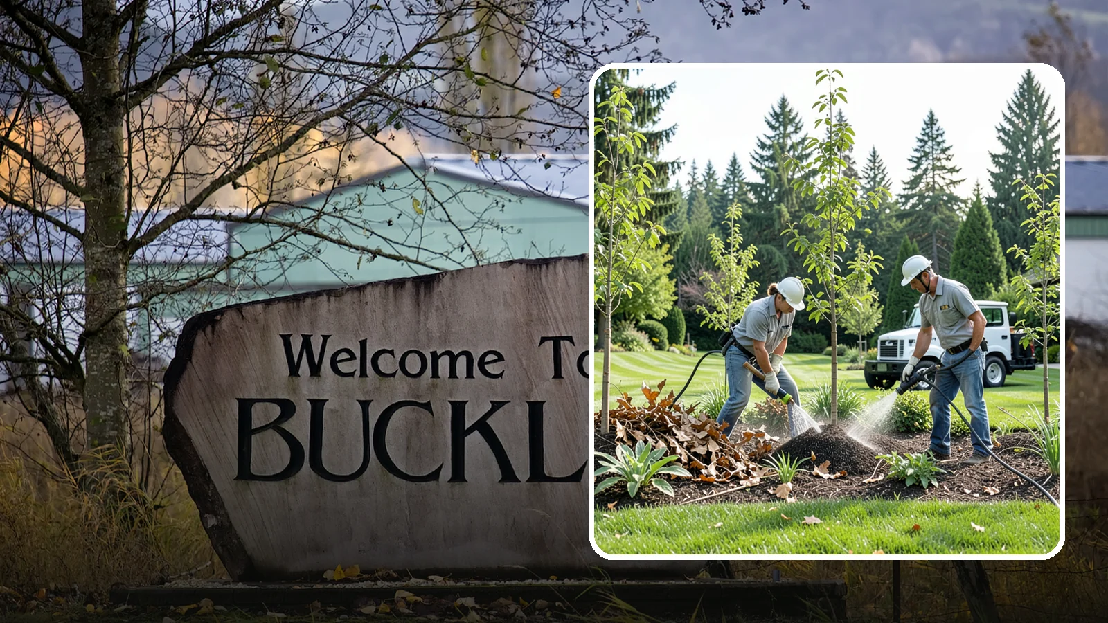 Tree Watering Service in Buckley, Pierce County, WA - Scheduled deep watering that carries newly planted and stressed trees through the dry Northwest summer.