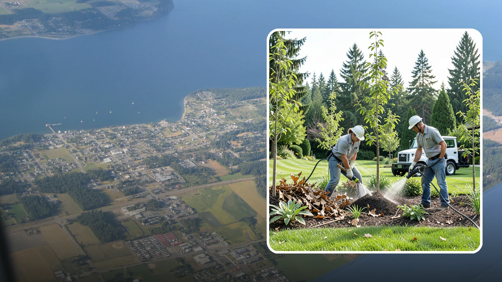 Tree Watering Service in Coupeville, Island County, WA - Scheduled deep watering that carries newly planted and stressed trees through the dry Northwest summer.