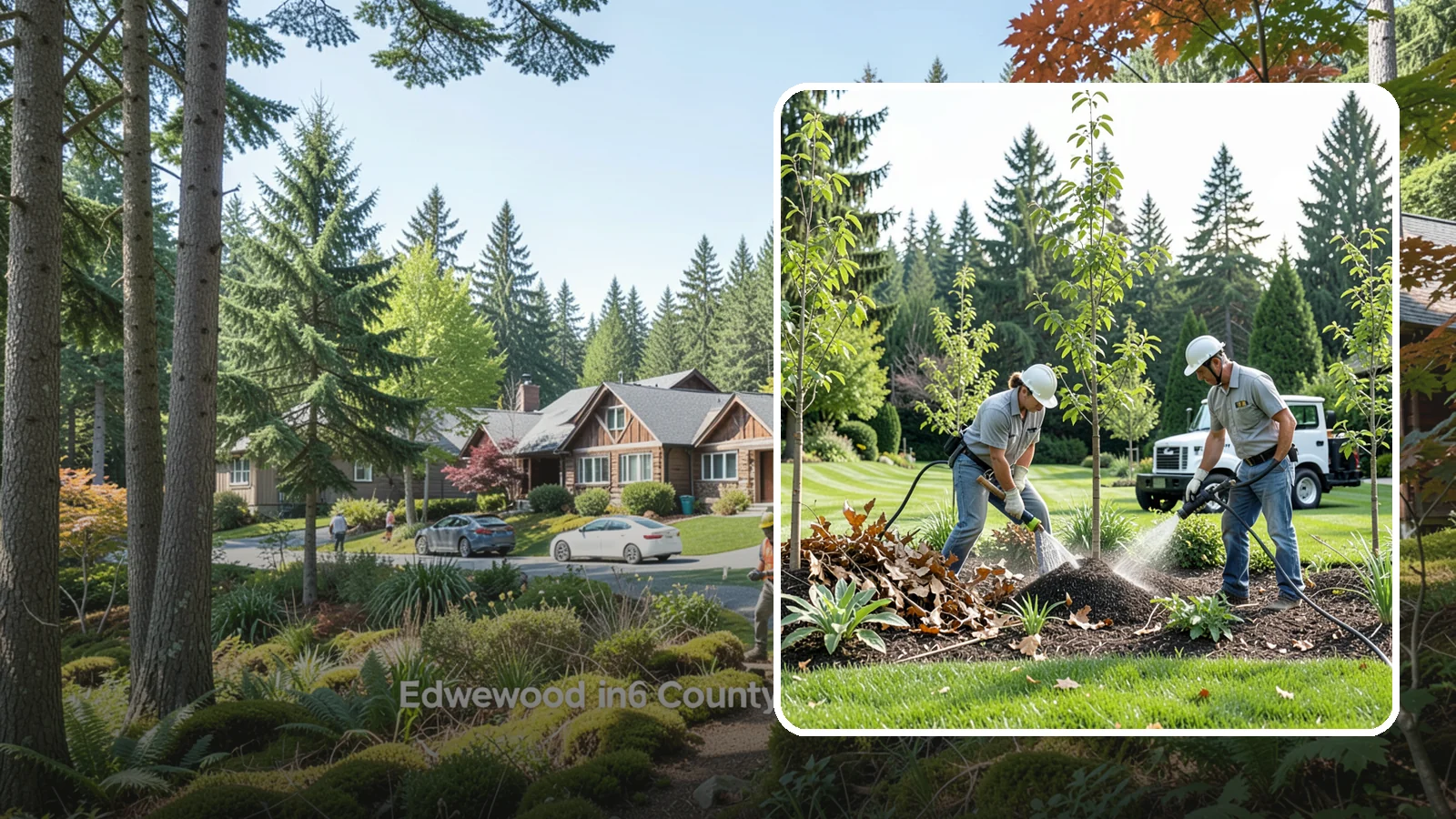 Tree Watering Service in Edgewood, Pierce County, WA - Scheduled deep watering that carries newly planted and stressed trees through the dry Northwest summer.