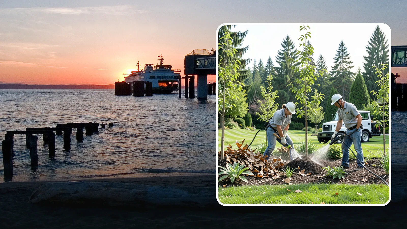 Tree Watering Service in Edmonds, Snohomish County, WA - Scheduled deep watering that carries newly planted and stressed trees through the dry Northwest summer.