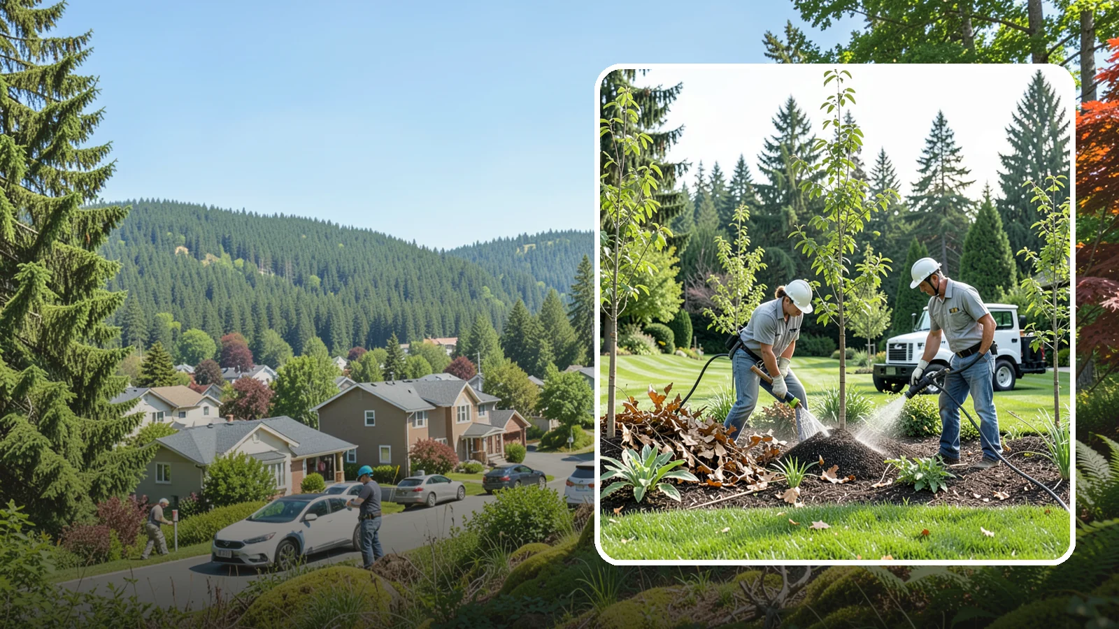 Tree Watering Service in Index, Snohomish County, WA - Scheduled deep watering that carries newly planted and stressed trees through the dry Northwest summer.