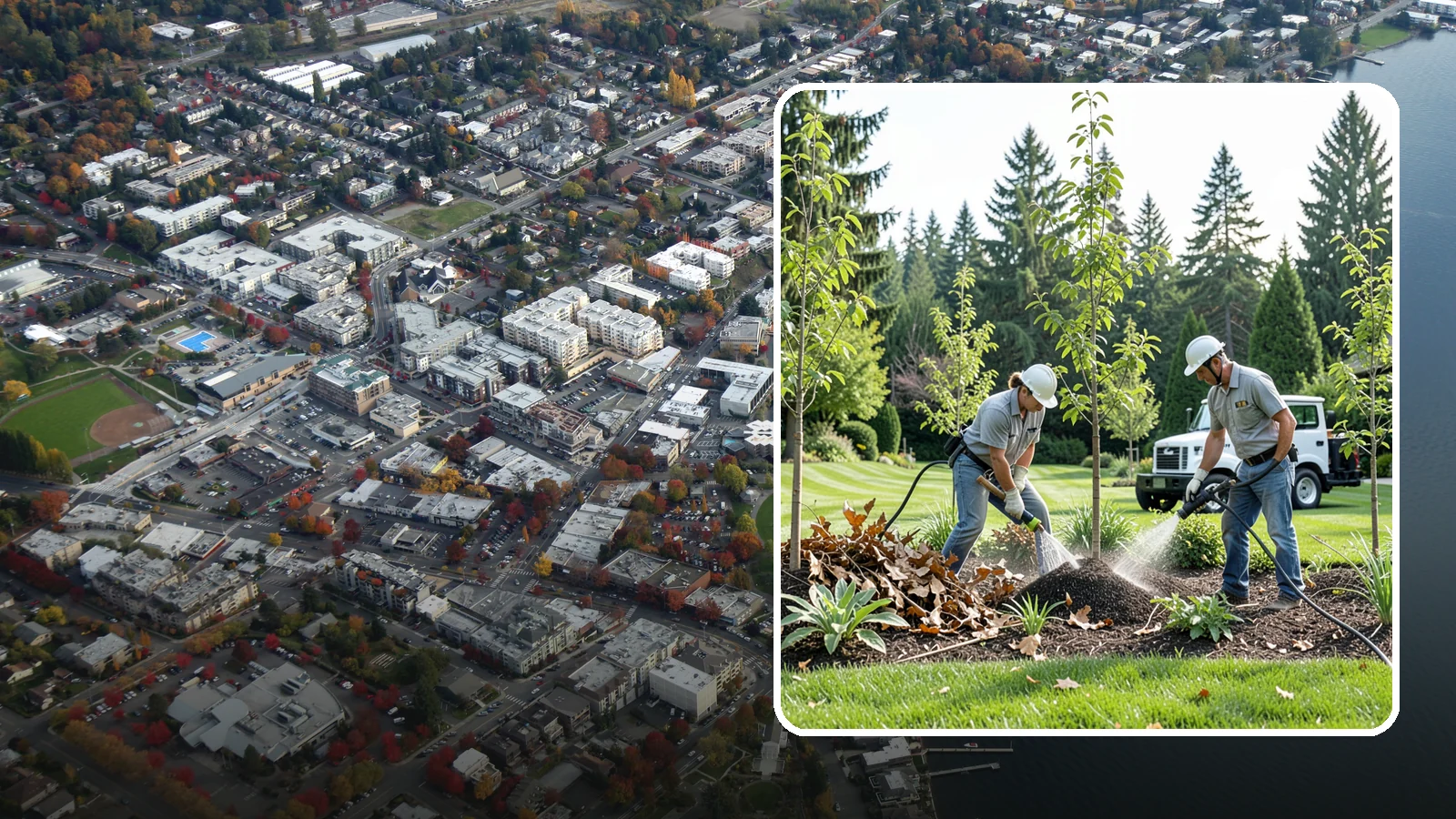 Tree Watering Service in Kirkland, King County, WA - Scheduled deep watering that carries newly planted and stressed trees through the dry Northwest summer.