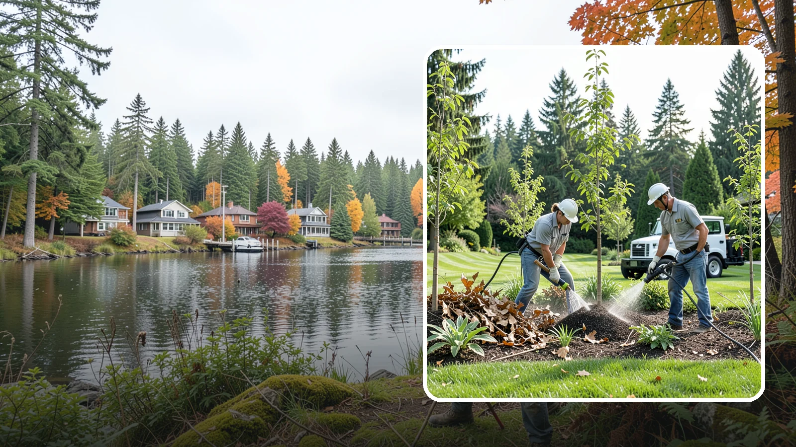 Tree Watering Service in La Conner, Skagit County, WA - Scheduled deep watering that carries newly planted and stressed trees through the dry Northwest summer.