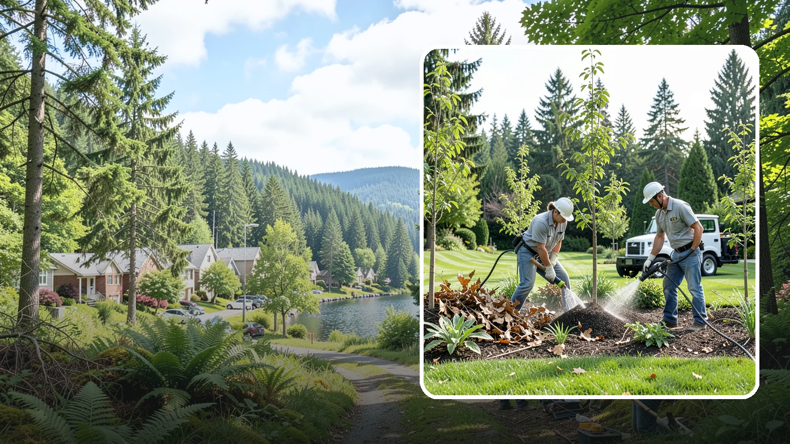 Tree Watering Service in Lake Forest Park, King County, WA - Scheduled deep watering that carries newly planted and stressed trees through the dry Northwest summer.