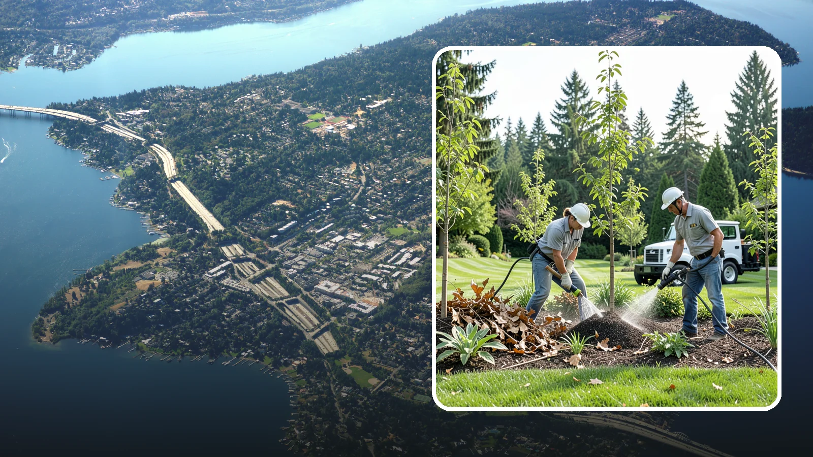 Tree Watering Service in Mercer Island, King County, WA - Scheduled deep watering that carries newly planted and stressed trees through the dry Northwest summer.