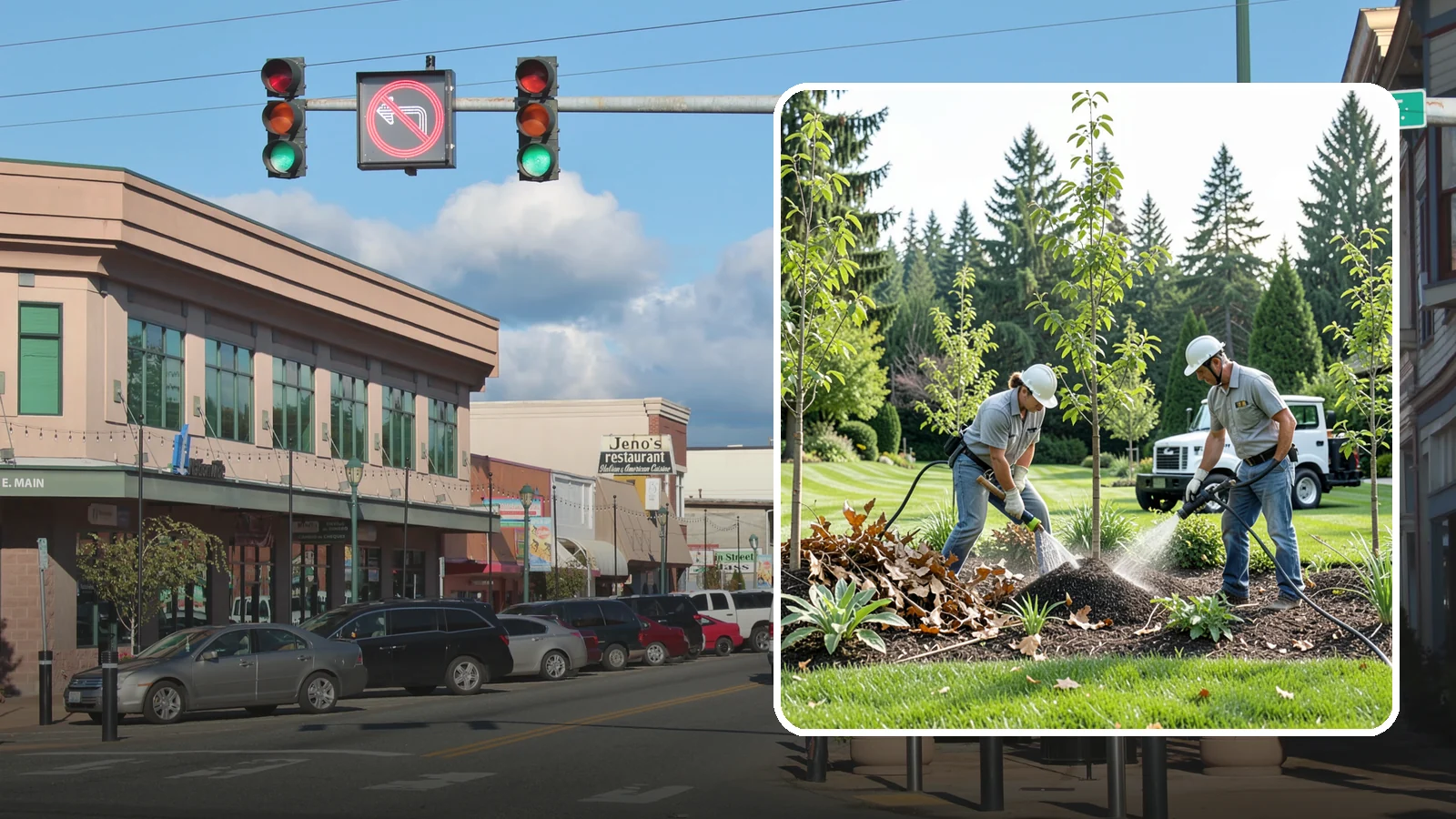 Tree Watering Service in Monroe, Snohomish County, WA - Scheduled deep watering that carries newly planted and stressed trees through the dry Northwest summer.