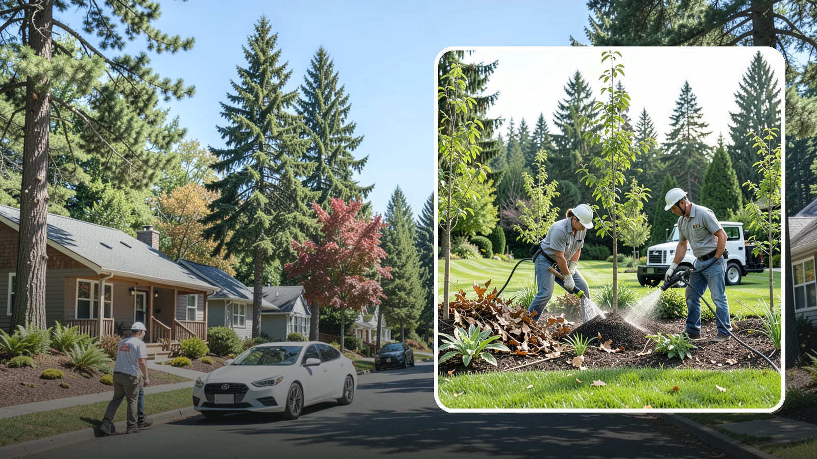 Tree Watering Service in Orting, Pierce County, WA - Scheduled deep watering that carries newly planted and stressed trees through the dry Northwest summer.