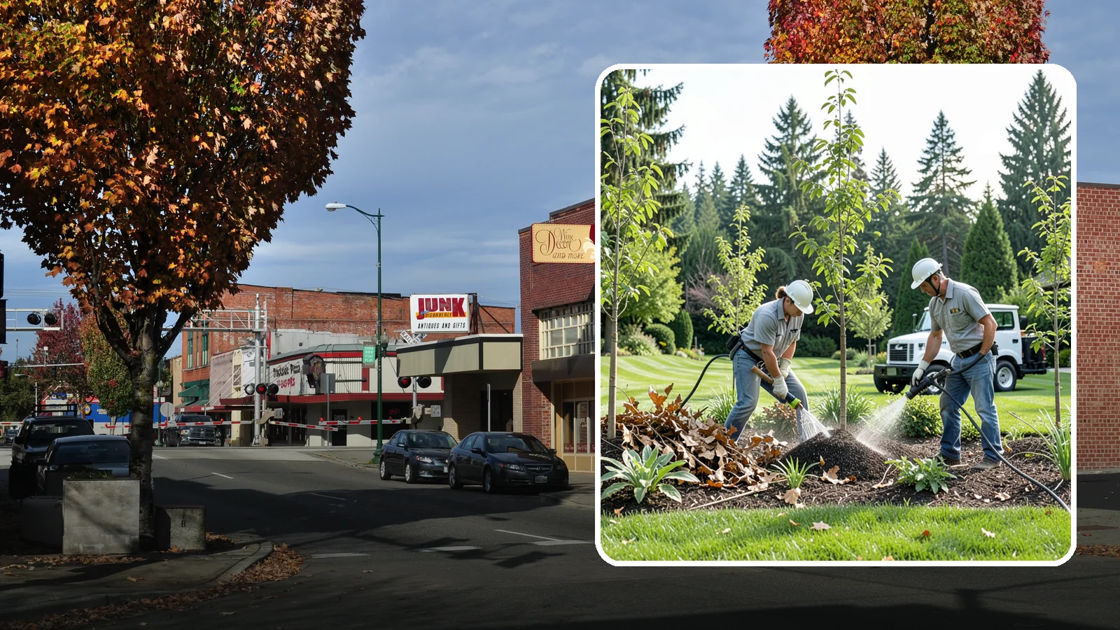 Tree Watering Service in Puyallup, Pierce County, WA - Scheduled deep watering that carries newly planted and stressed trees through the dry Northwest summer.