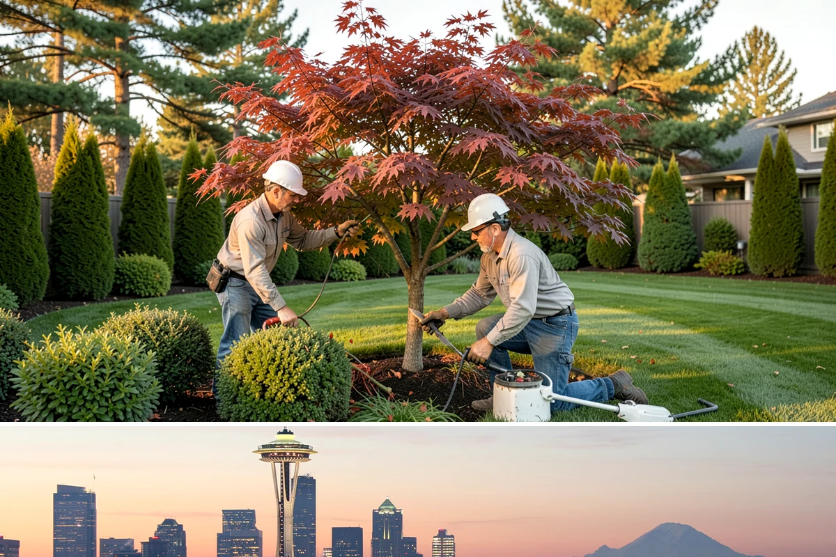 Tree Watering Service in Seattle, King County, WA - Most critical from June through September when PNW rainfall drops off and newly planted trees are most at risk.