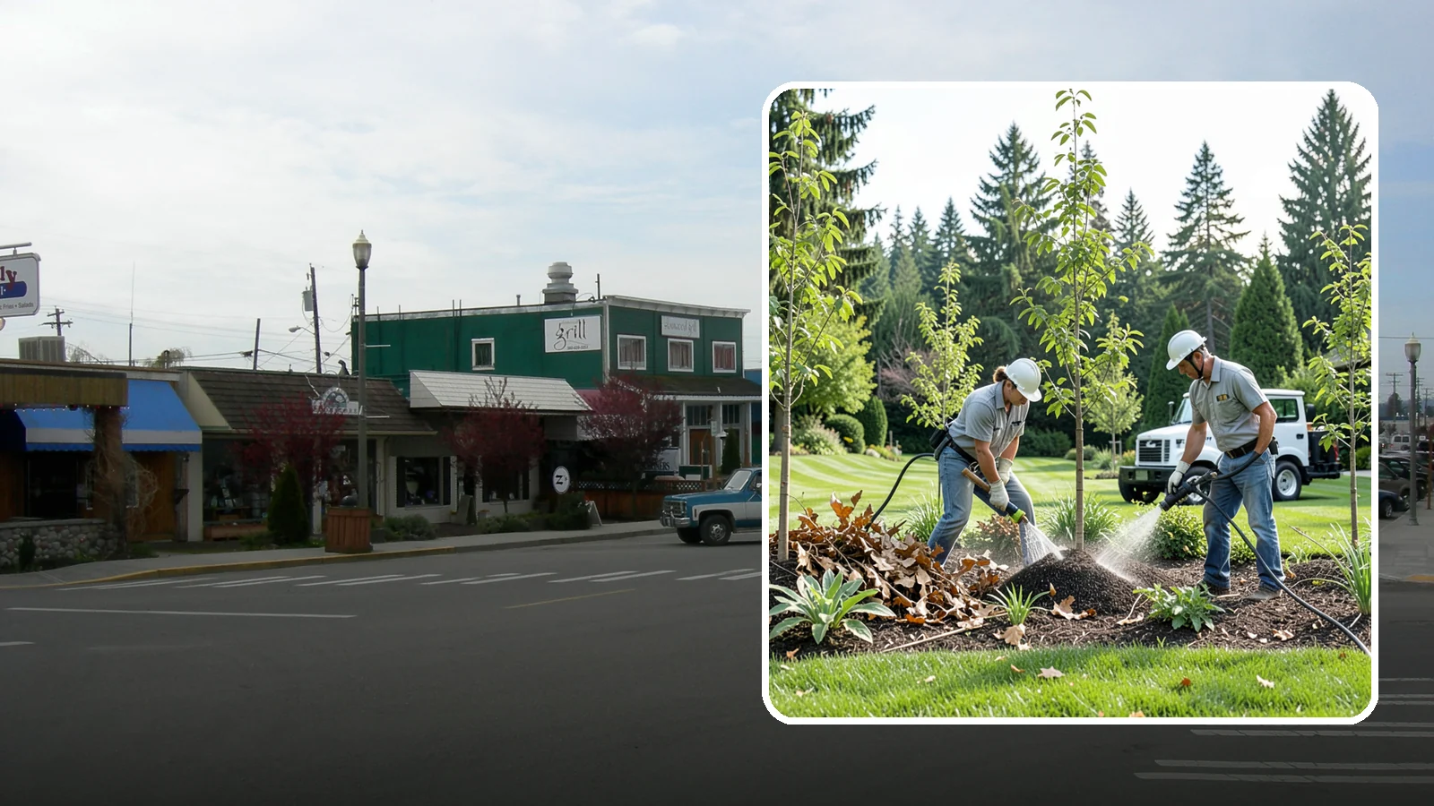 Tree Watering Service in Stanwood, Snohomish County, WA - Scheduled deep watering that carries newly planted and stressed trees through the dry Northwest summer.