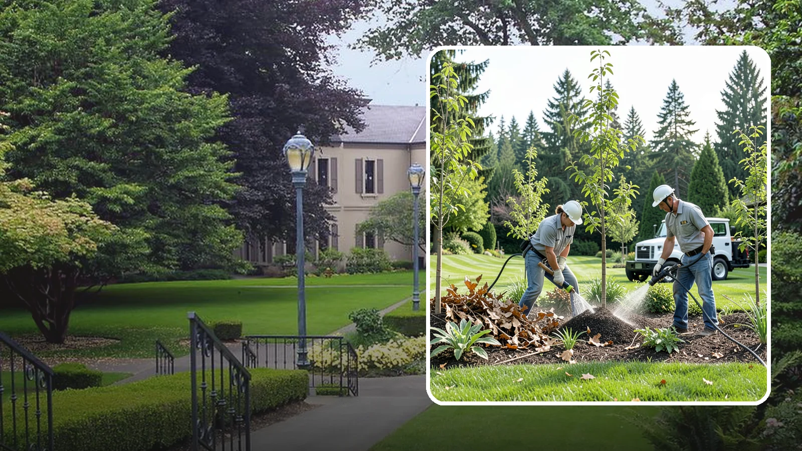 Tree Watering Service in Woodinville, King County, WA - Scheduled deep watering that carries newly planted and stressed trees through the dry Northwest summer.